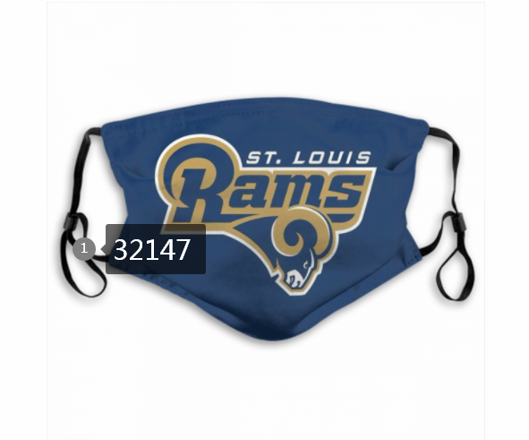 NFL 2020 Los Angeles Rams #22 Dust mask with filter